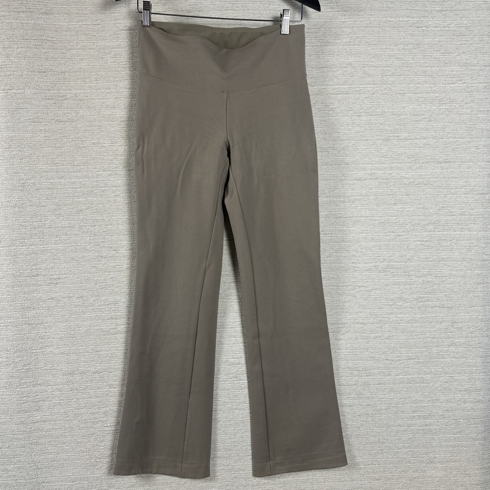 Soft Surroundings Pants XS Taupe Pull On Stretch Wide Leg Casual Travel Beige